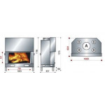 Чертеж Топка AX-H 1000 (Axis)