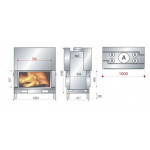 Чертеж Топка AX-H 1000 DF (Axis)