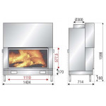 Чертеж Топка AX-H 1400 (Axis)