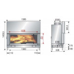 Чертеж Топка AX-H 1600 (Axis)