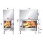 Чертеж Топка AX-VLD 1200 (Axis)