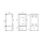 Чертеж Печь Home Orbis (Defro)