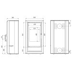 Чертеж Печь Home Ignis (Defro)