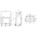 Чертеж Топка Home Portal ME G (Defro)