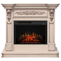 Электрокамин Lancaster с очагом XHD 26 Слоновая кость (Dimplex)