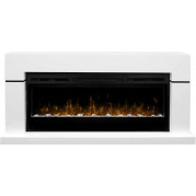 Электрокамин Lindos с очагом Prism 50 Белый (Dimplex)