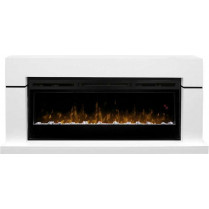 Электрокамин Lindos с очагом Prism 50 Белый (Dimplex)