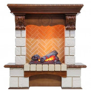 Портал Pierre Luxe шампань Дуб (под Cassette 400) (Dimplex)