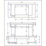 Чертеж Камин PION (Stimlex)