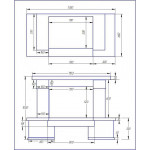 Чертеж Камин POLO (Stimlex)