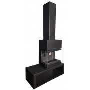 Камин МАДРИД Гигант дровник справа (Ecokamin)