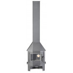 Серый Печь МЮНХЕН МИНИ (2 цвета) (Ecokamin)