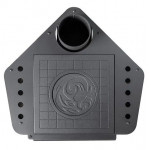  Печь БАВАРИЯ Эко угловая с плитой (Ecokamin)