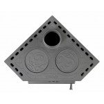  Печь БАВАРИЯ Угловая с плитой (Ecokamin)