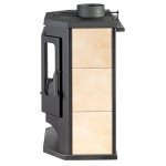  Печь БАВАРИЯ Призматик с плитой и теплообменником (Ecokamin)