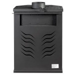  Печь БАВАРИЯ Призматик с плитой и теплообменником (Ecokamin)