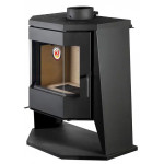  Печь БАВАРИЯ Панорама призма с плитой (Ecokamin)