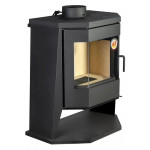  Печь БАВАРИЯ Панорама призма с плитой (Ecokamin)