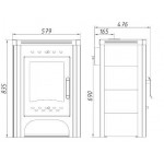 Чертеж Печь БАВАРИЯ (Ecokamin)