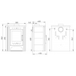  Печь БАВАРИЯ с плитой (Ecokamin)