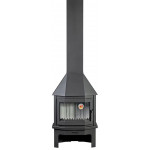  Печь МЮНХЕН пристенно-угловой (2 цвета) (Ecokamin)