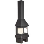  Камин ПРАГА Три стекла (Ecokamin)