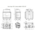  Топка Альфа 700 Три стекла (Ecokamin)