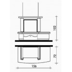 Чертеж Камин DIVA (Edilkamin)