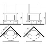 Чертеж Камин ELIOS (Edilkamin)