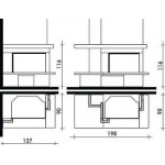 Чертеж Камин TEMA (Edilkamin)