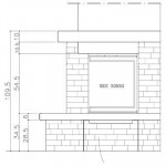 Чертеж Камин TOPAZIO (Edilkamin)