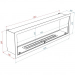  Биокамин BFP/P-1015 XS (Firelight)