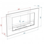  Биокамин BFP/W90 (Firelight)