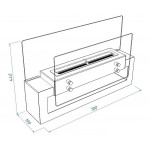  Биокамин W 700TG Talga (Royal Termo)