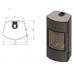 Чертеж Печь ГОРДАНА 480L+ (Ember)