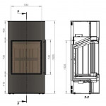 Чертеж 2 Печь ГОРДАНА 480L+ (Ember)