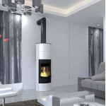 Белый  Печь ОЛЯ 1G (Ember)