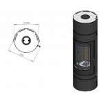 Чертеж 2 Печь СОФИЯ 552 XL (Ember)