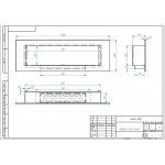 Чертеж Биокамин ETUDE 1200 (Estetic Flame)