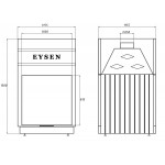  Топка Racha 1020P (Eysen)