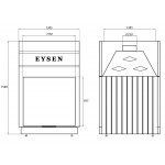  Топка Racha 1170P (Eysen)