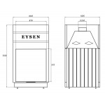  Топка Racha 870P (Eysen)