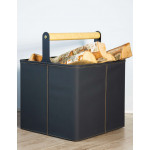 Графит Дровница Stockholm 3 цвета (Fire&Wood)