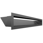 Графит Решетка каминная 9х100 - 4 цвета (Kratki)