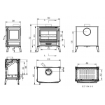 Чертеж Печь DOG (Firebird)