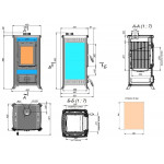  Печь Klemens - 4 цвета (Fireway)