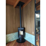  Печь Миляна SKI 400 DV с крашенным дымоходом