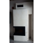  Пристенно-угловой камин с Г-ой топкой альфа 700LB