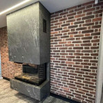  Трехсторонний камин с П-ой топкой дельта 1000B