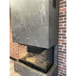  Трехсторонний камин с П-ой топкой дельта 1000B